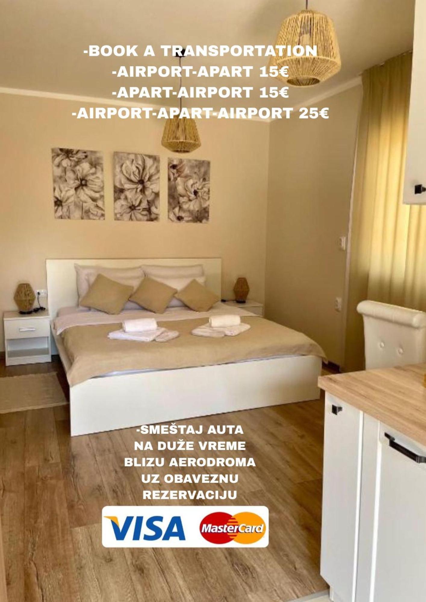 Airport Apartments Alexandra Surcin Bagian luar foto